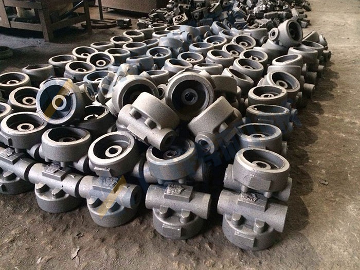 機(jī)械配件粘土砂造型機(jī)鑄件效果